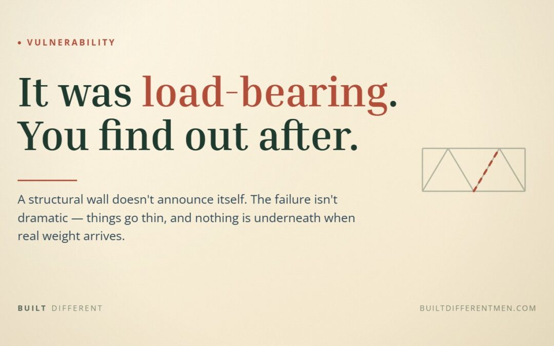 Why Vulnerability Is Load-Bearing (Not Optional)