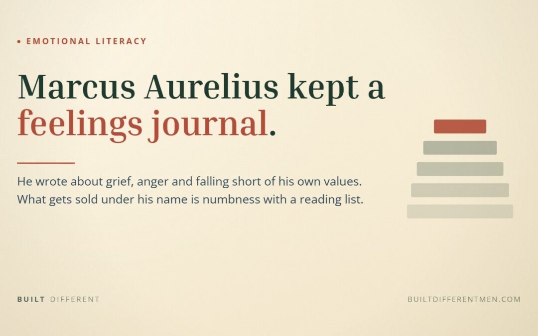 Reclaim Stoicism from the “feelings are weakness” crowd.