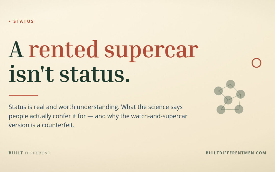 What Actually Makes a Man High Status